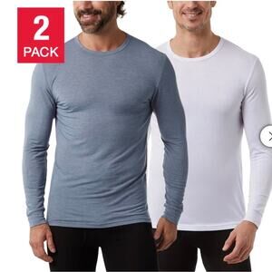 32 Degrees Men's Heat Tee, 2-pack Size M NEW # J-406